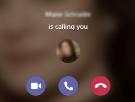 receiving call notification