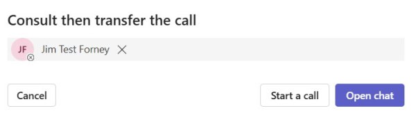 Transfer call