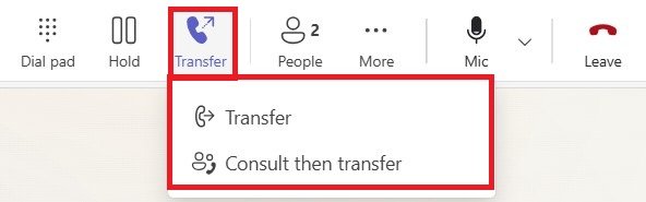 Transfer call