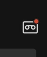 A picture of the voicemail button on the Microsoft Teams mobile app