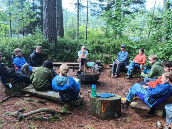 Arcadians in Dr. Peter Pettingill’s “Land-Use Change in the Adirondacks” class.