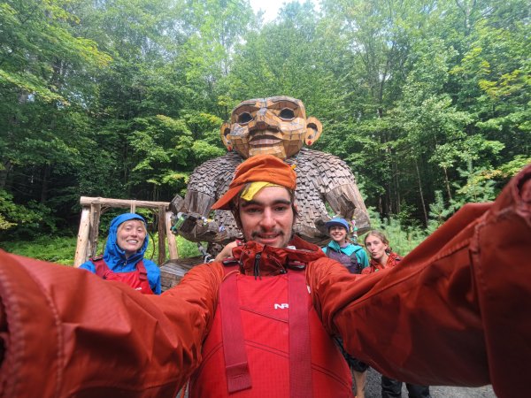 Arcadians meet some large friends along the journey.