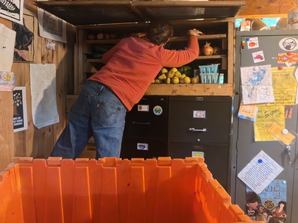 Evie Hopper finding a home for CSA produce