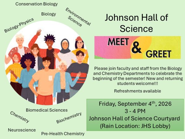 Meet & Greet poster with details of event