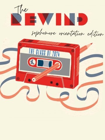 rewinding a cassette tape in honor of the Class of 2024