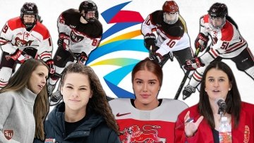 Several Saint Lawerence student-athletes and alumnae who competed in the 2022 Winter Olympics.