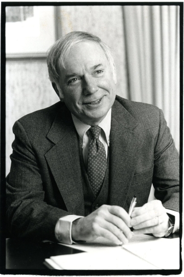 A portrait of former President Lawry Gulick