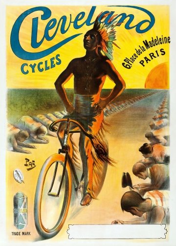 Jean de Paléologue, Cleveland Cycles, lithograph, ca. 1898.
