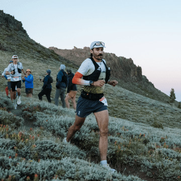 Jeff Mogavero '16 during the Western States Endurance Run