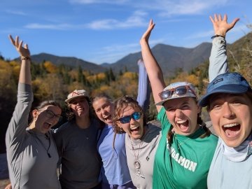 Fluffy Unicorns taking a break at Indian Falls.