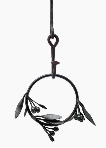 Margaret Jacobs, Old Growth Series: Blueberry I, 2023, steel sculpture