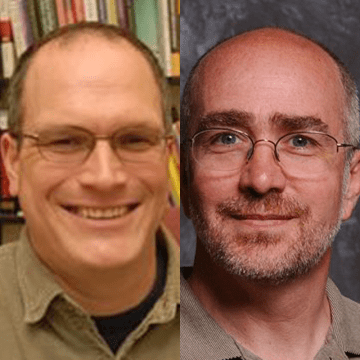 Ed Harcourt (left) and Alan Lockard (right)