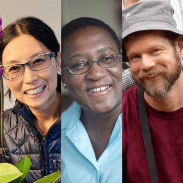 From left to right: In-Sil Yoo, Mary Jane Smith, Adam Harr