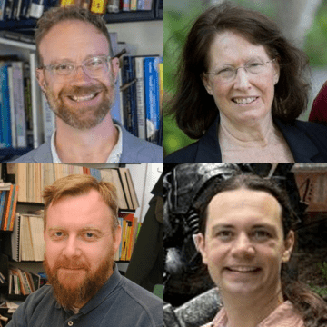 From left to right: Dan Look, Patti Frazer Lock, Duncan Melville, Daniel Condon