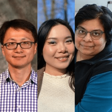 From left to right: Yanqiu Zheng, Stephanie Wang, Aswini Pai