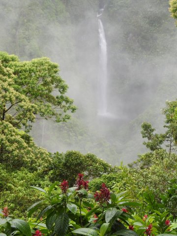 waterfall in Costa Rica