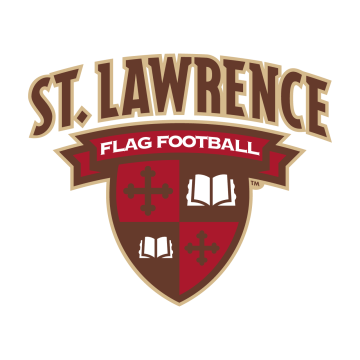 Official logo for St. Lawrence women's flag football.