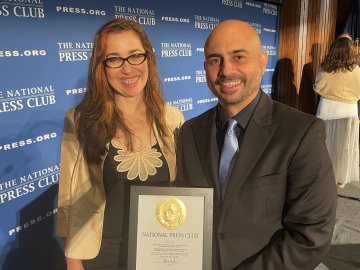 Habib Battah Receives National Press Club Journalism Award