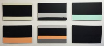 Kasarian Dane, Untitled #1 – #6, acrylic on aluminum, 2026