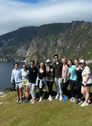 Summer 2025 students in Ireland
