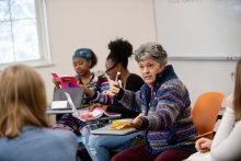 Faculty teaching class