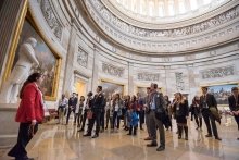 Laurentians on a tour of the US Capital