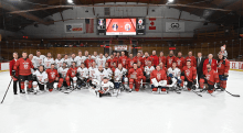 Group photo of the Legends of Appleton Alumni game